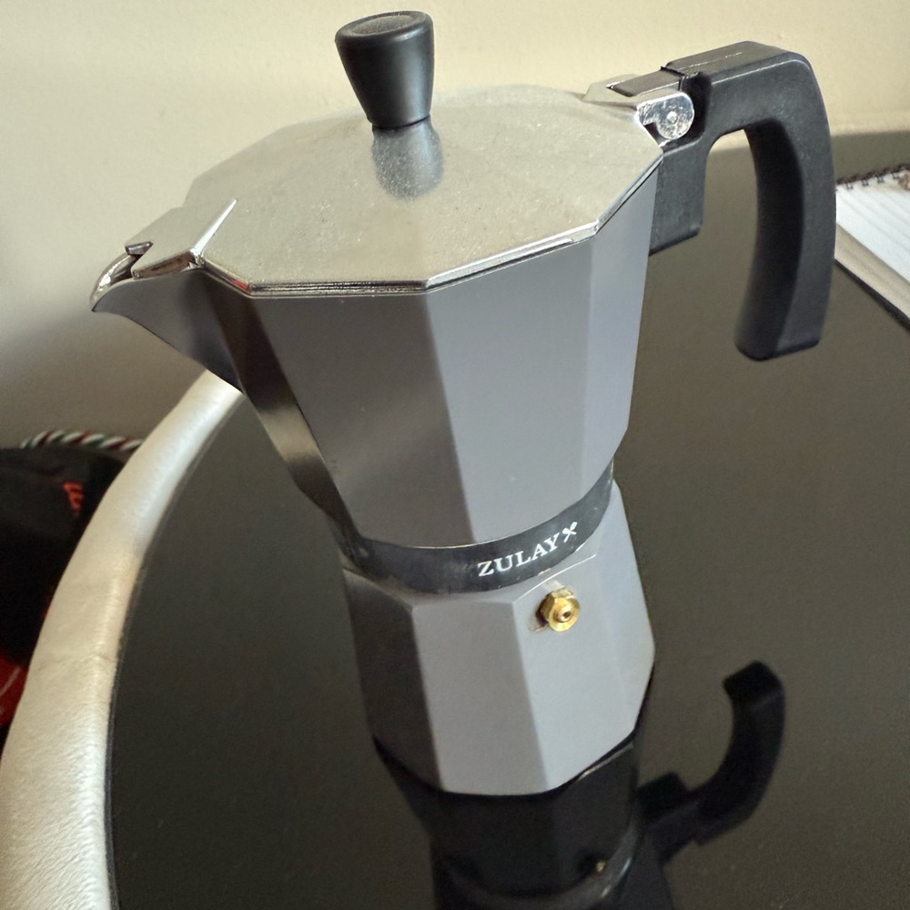 Zulay Gray Stovetop Espresso Maker
